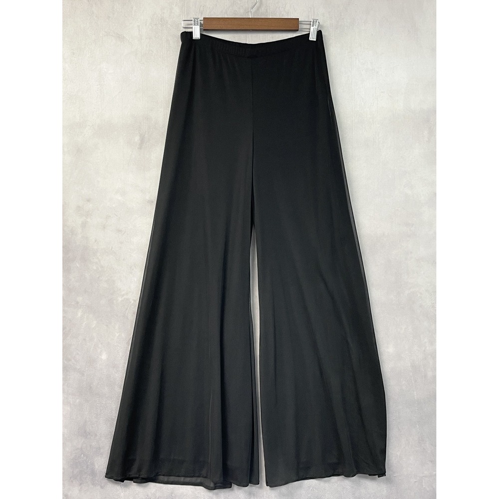 Dressbarn Collection Womens Palazzo Pants M Flowy Cocktail Evening Formal Cruise